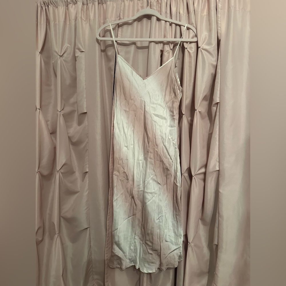 Intimissimi slip L large v neck back adjustable straps cream blush mauve ombré